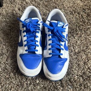 Nike Blue and White Sneakers